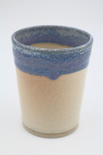Keramik krus - Beige & Blå