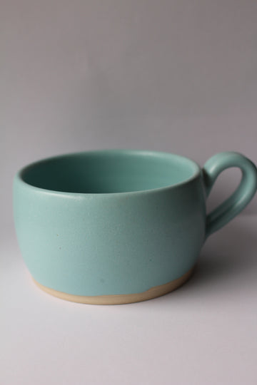 Keramik kop m. hank - Lyseblå str. XL / 2. sortering