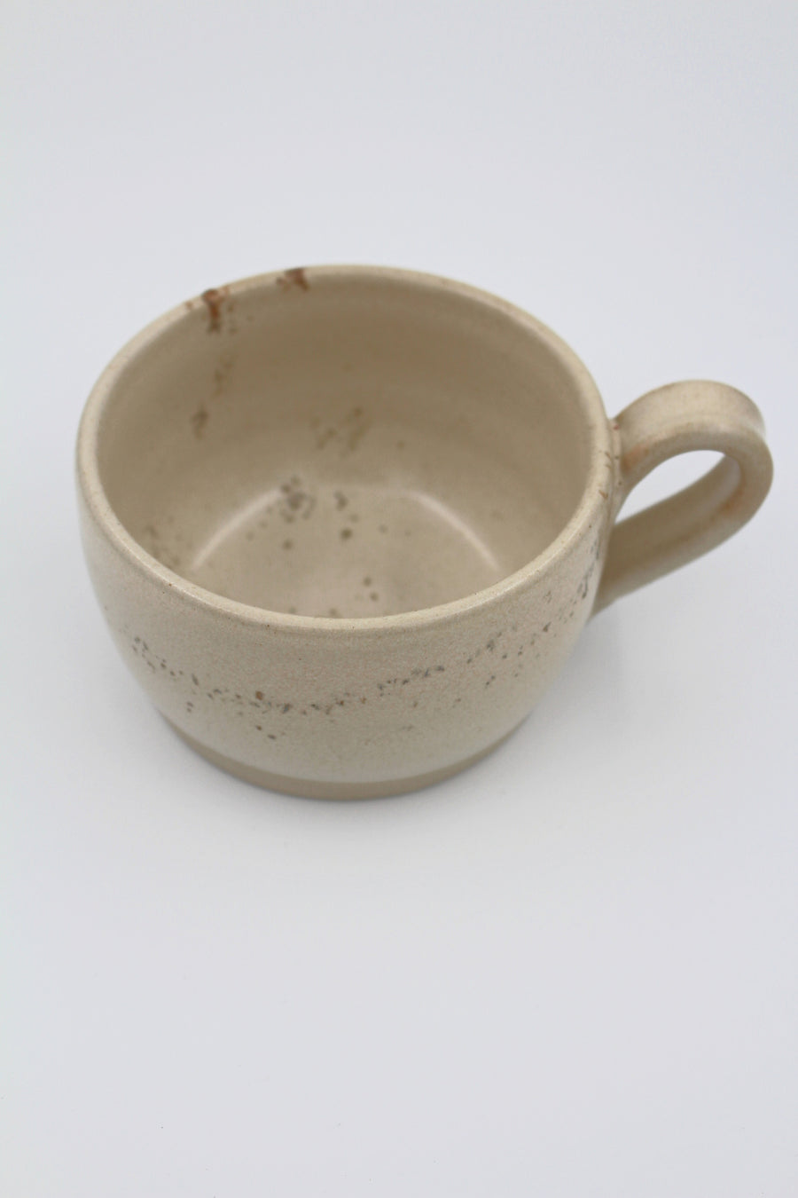 Keramik kop m. hank - Beige Nistret