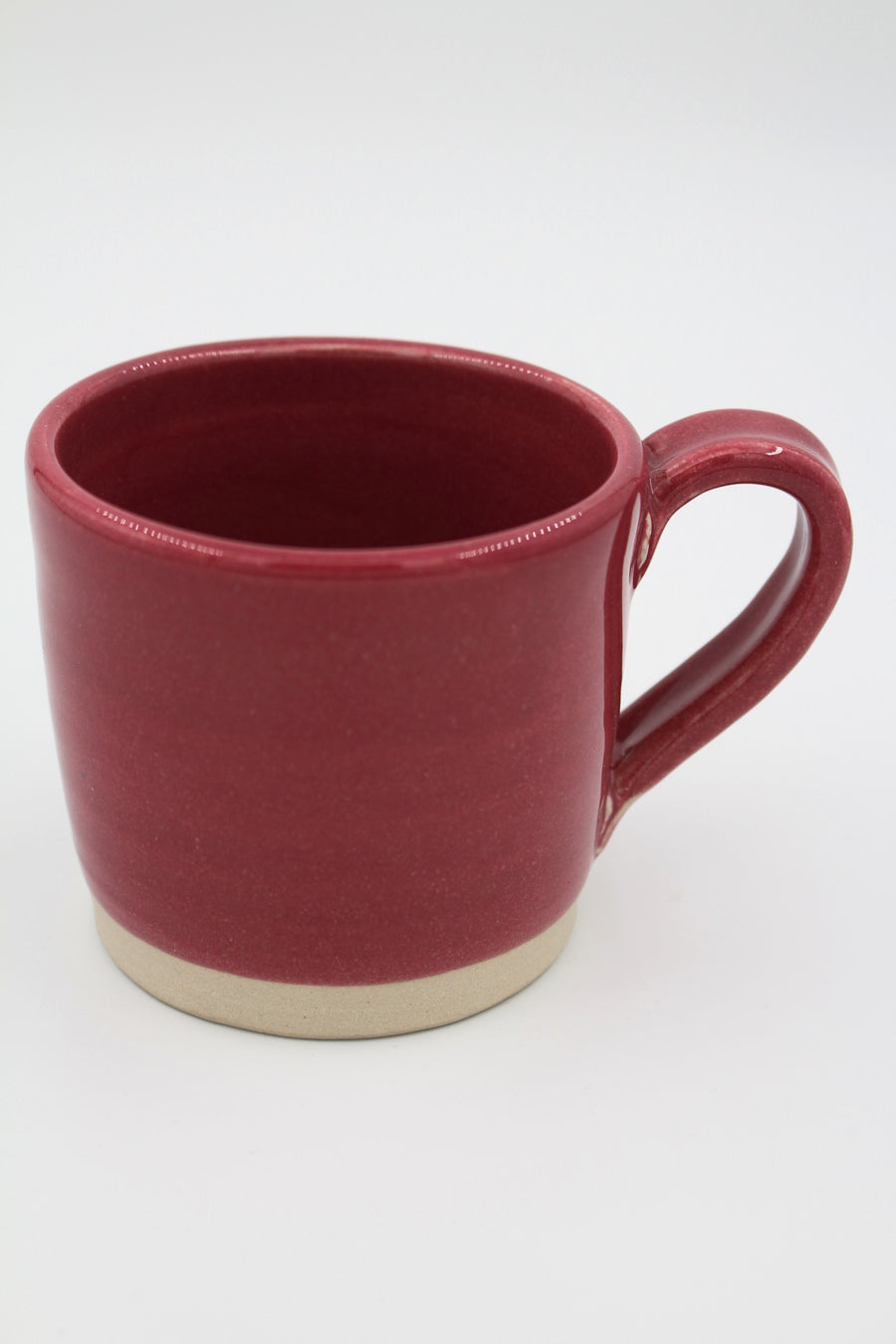 Keramik kop m. hank - Kirsebærrød