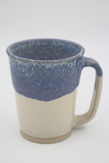 Keramik krus m. hank - Beige & Blå